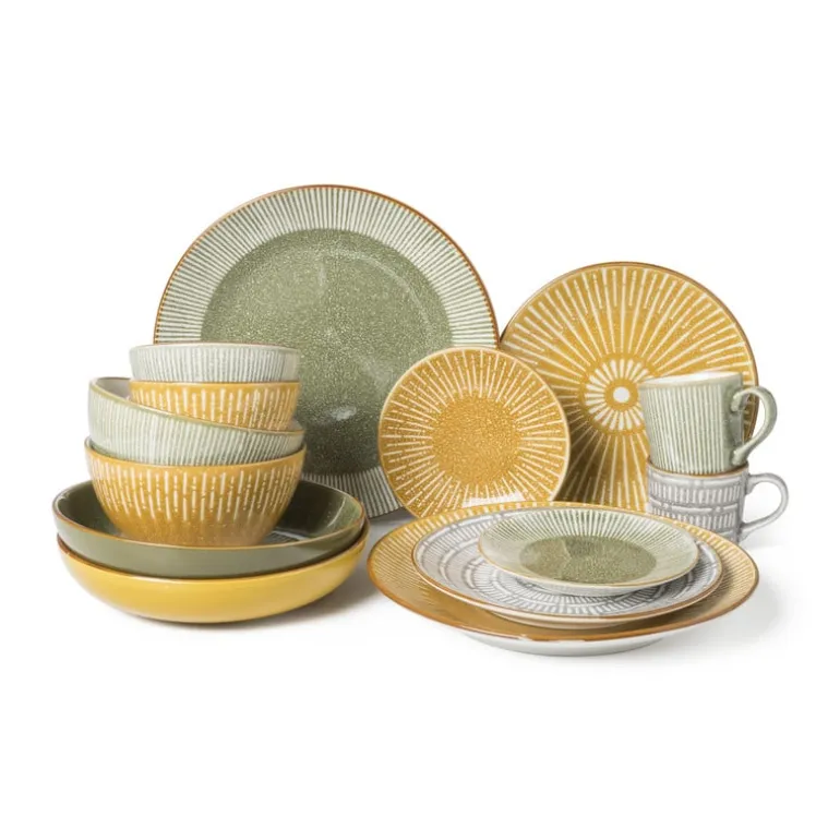 Pastabord Yara - groen - ⌀21.7 cm