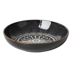Pastabord Yara - zwart - ⌀21.7 cm