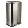 Pedaalemmer - zilver - 50 liter