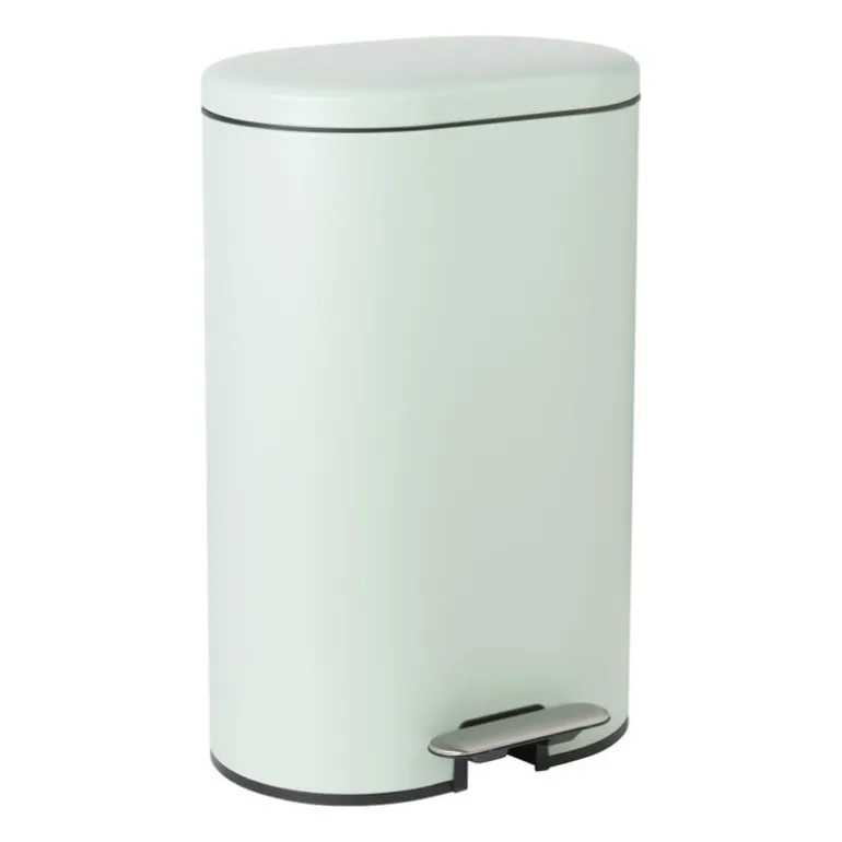 Pedaalemmer ovaal - groen - 30 liter
