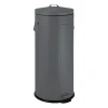 Pedaalemmer retro look - grijs - 30 liter