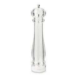 Peper en zoutmolen - transparant - 31 cm