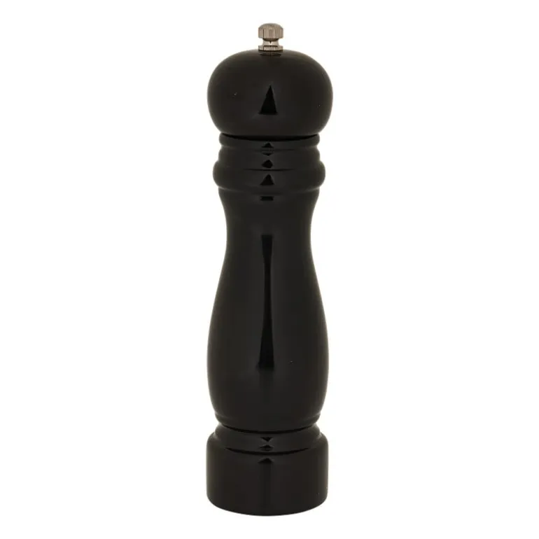Pepermolen klassiek - zwart - 22 cm