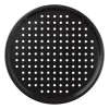 Pizzavorm geperforeerd - zwart - ø31 cm