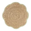 Placemat bloem groen - zeegras - ø38 cm