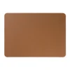 Placemat PU leer - bruin - 33x46 cm