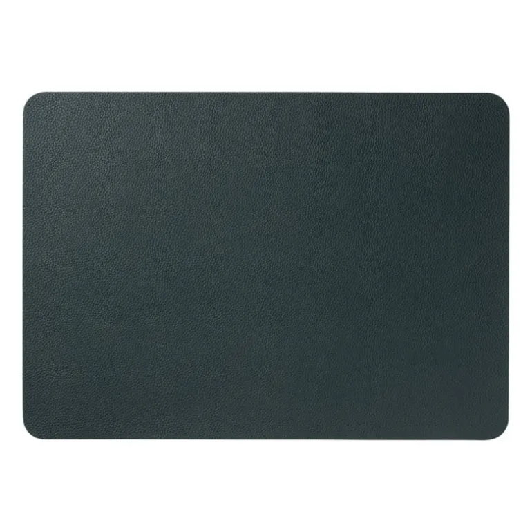 Placemat PU leer - donkergroen - 33x46 cm