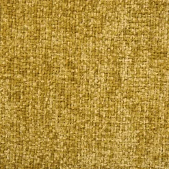 Plaid chenille met kwastjes Mieke - geel - 170x130 cm