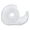 Plakband houder - transparant - 14x10x3 cm