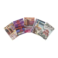 Poster Nice - multikleur - 13x18 cm
