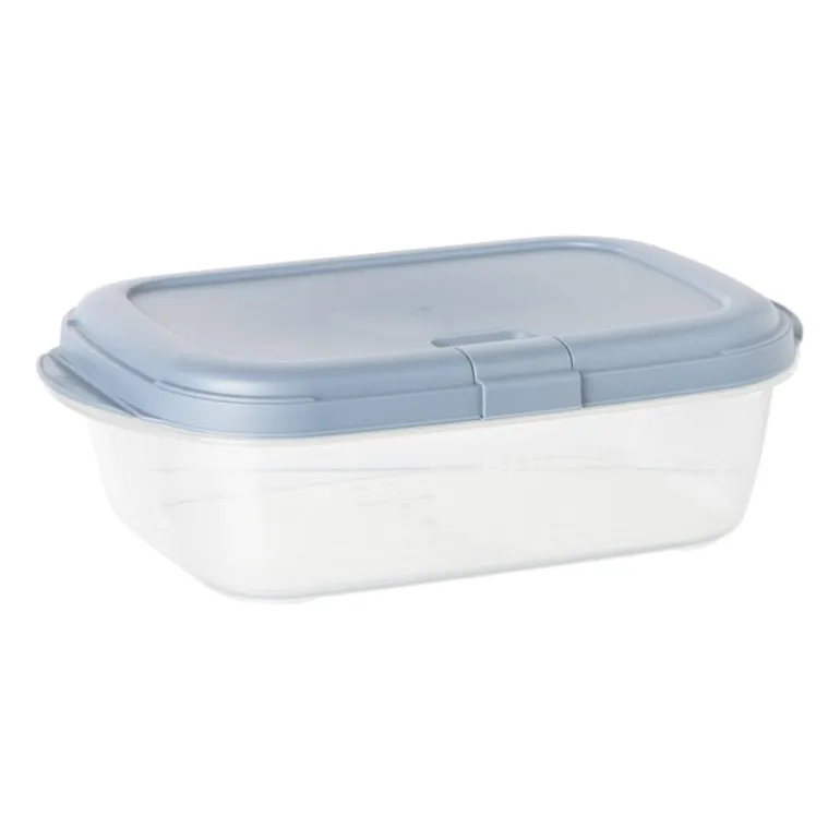 Push up bewaardoos - 2 liter - blauw