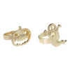 Ring halloween - set van 2 - goudkleurig