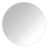 Ronde spiegel met beige lijst - ø70 cm