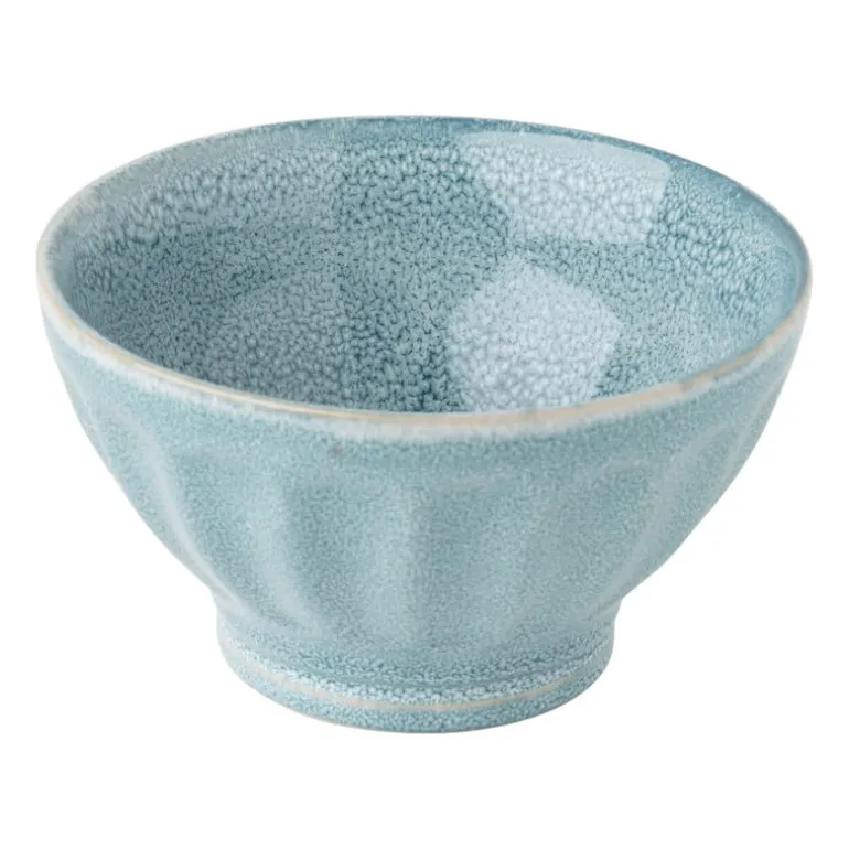 Schaal facet - turquoise - ⌀13x7.5 cm