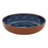 Schaal Fiesta - blauw - 27 cm