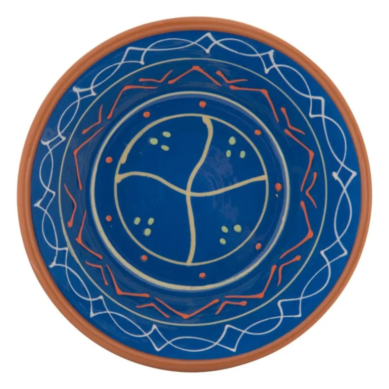 Schaal Fiesta - blauw - 15 cm