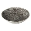 Schaal Roots - zwart/wit - ø28x5.8 cm