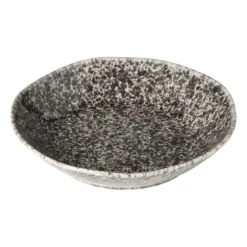 Schaal Roots - zwart/wit - ø28x5.8 cm