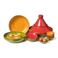 Schaal Selena - oranje - 22 cm