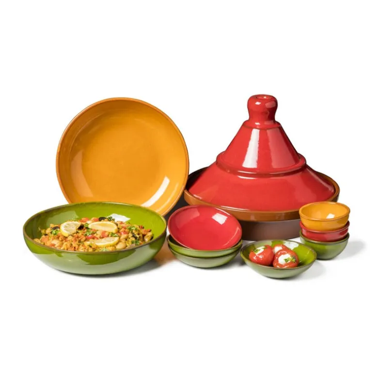 Schaal Selena - oranje - 22 cm
