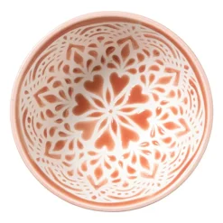 Schaaltje Abby klein - blauw/roze - ø9x4.6 cm