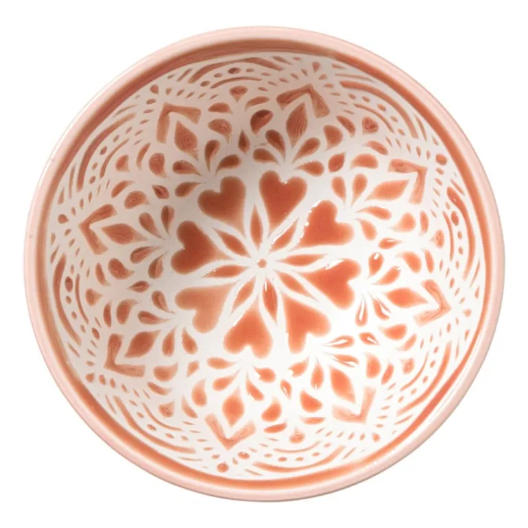 Schaaltje Abby klein - blauw/roze - ø9x4.6 cm