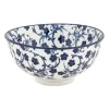Schaaltje blue print - flowers - ⌀12 cm