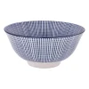 Schaaltje blue print - stripes - ⌀15 cm