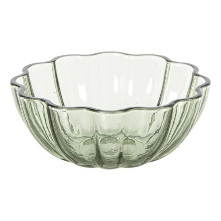 Schaaltje clover klein - groen - ø13x5.5 cm