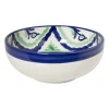 Schaaltje flor - groen/blauw - ø20 cm