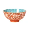 Schaaltje Moana middel - blauw/oranje - ø12.3x5.8 cm