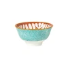 Schaaltje Nane klein - oranje/blauw - ø9.2x4.8 cm