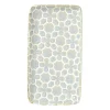 Schaaltje Nori rechthoekig - lichtblauw/wit - 2x20.5x11 cm