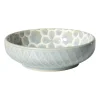 Schaaltje Nori rond - lichtblauw/wit - ø12x3.5 cm