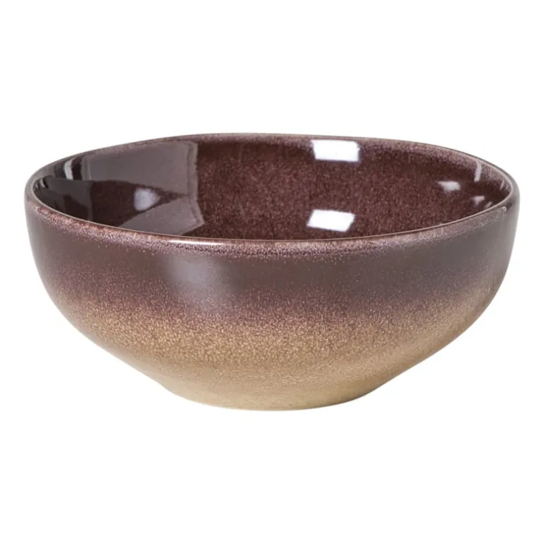 Schaaltje Olivia - bordeauxrood/beige - ø16.8x7 cm