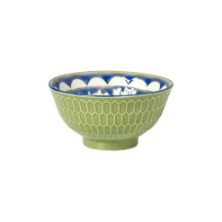 Schaaltje Rene klein - groen/blauw - ø9.2x4.8 cm