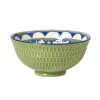 Schaaltje Rene middel - groen/blauw - ø12.3x5.8 cm