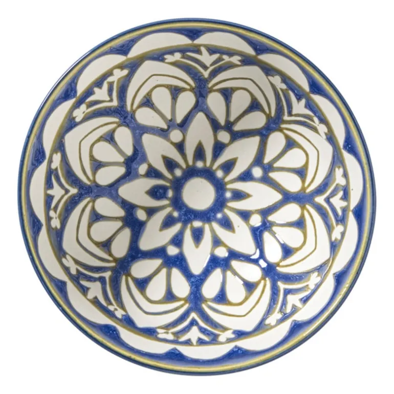 Schaaltje Rene middel - groen/blauw - ø12.3x5.8 cm