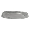 Serveerschaal - aluminium - 2.9x42.6x28.6 cm - set van 2