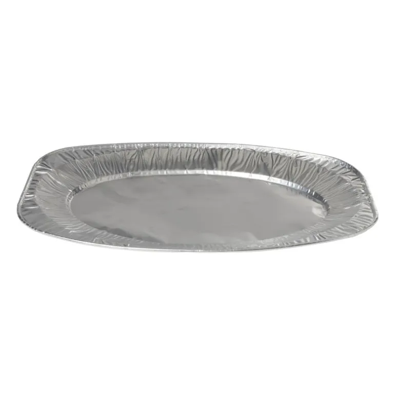 Serveerschaal - aluminium - 2.9x42.6x28.6 cm - set van 2