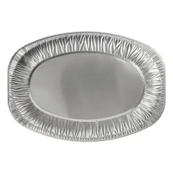 Serveerschaal - aluminium - 2.4x35.2x24.7 cm - set van 3