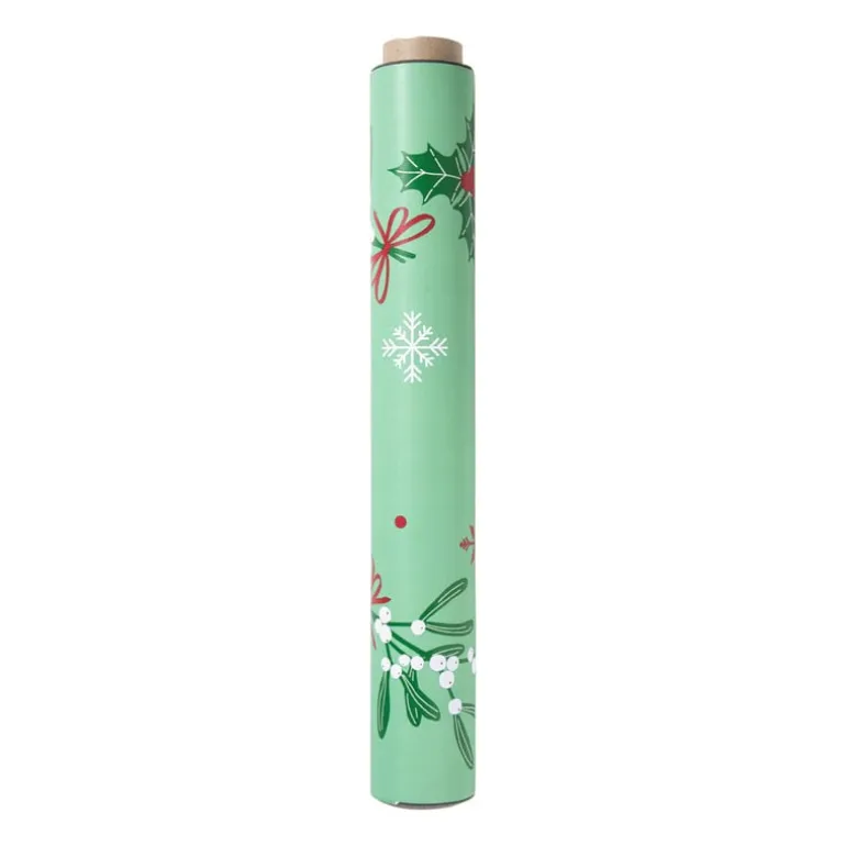Servet 3-in-1 mistletoe - groen - 40x48 cm