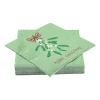 Servet mistletoe - groen - 33x33 cm