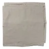 Servet zand - taupe - set van 2 - 40x40 cm