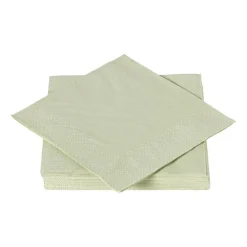 Servetten lichtgroen - 33x33 cm - set van 20