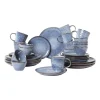 Serviesset Toscane - donkerblauw - 32-delig - 8 persoons