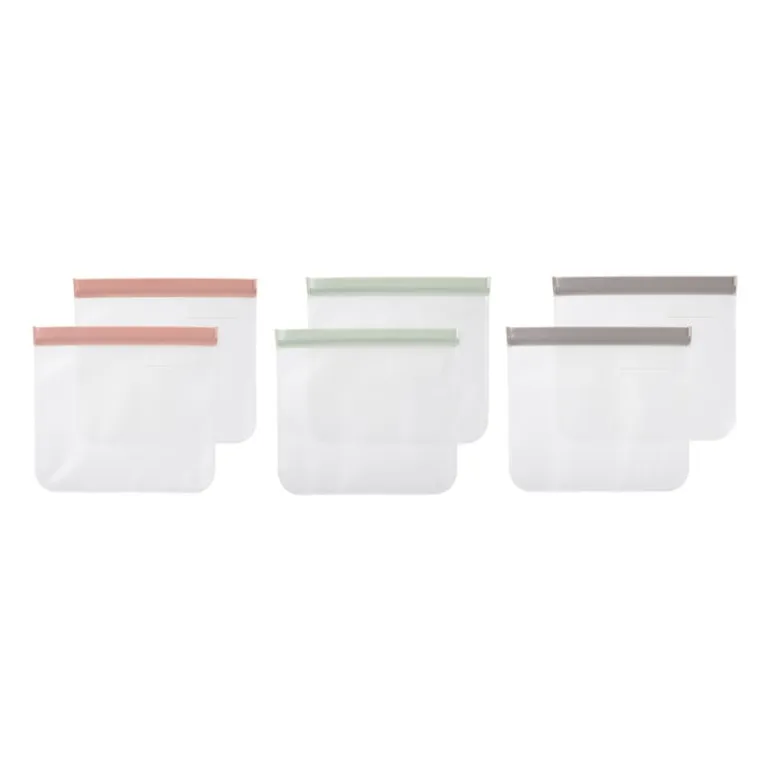 Snack bags - diverse kleuren - set van 2