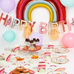 Snackcups regenboog - set van 8