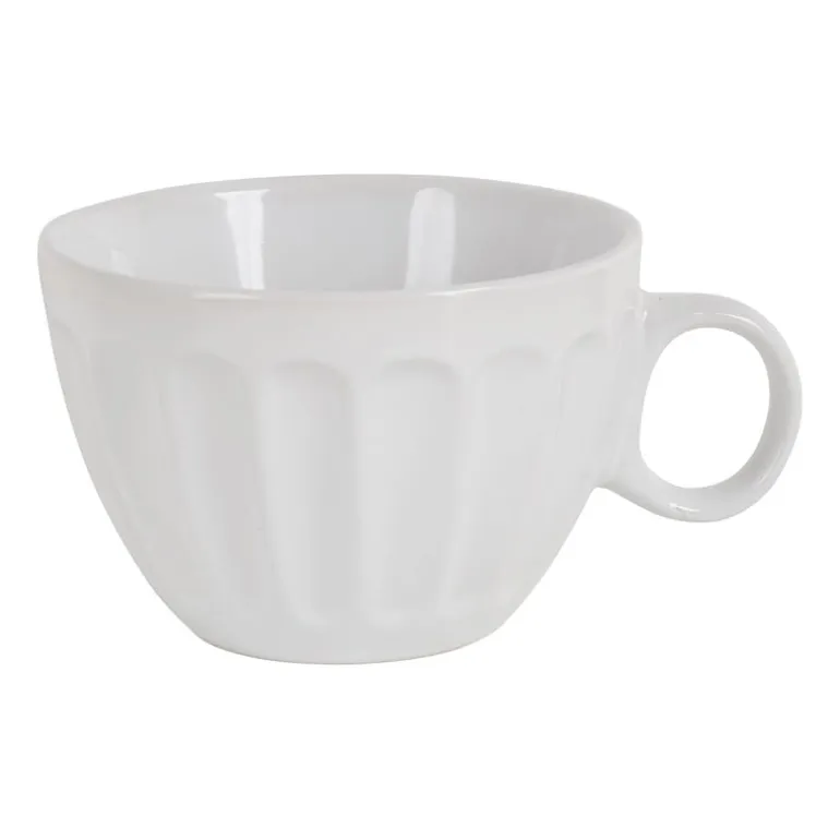 Soepkom facet - Wit - 400 ml