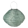 Solar barok lampion - groen - ø28x25 cm